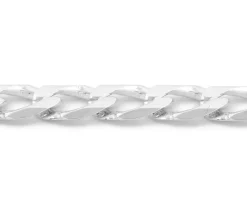 CHAINE EN OR 10K À MAILLE GOURMETTE BISAUTÉE