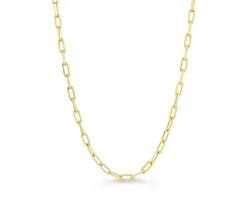CHAINE EN OR 10K À MAILLE PAPERCLIP