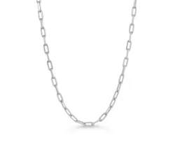 CHAINE EN OR 10K À MAILLE PAPERCLIP