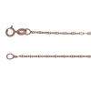 CHAINE MAILLE PLAQUE EN OR 10K ROSE