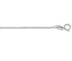 CHAINE ROLO 10K BLANC 1.1MM 16