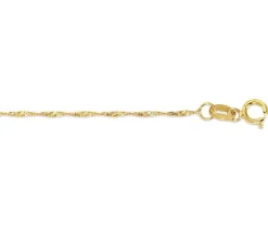 CHAINE SINGAPOUR 10K 20po 0.90MM