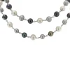 COLLIER ARG P.EAU DOUCE TEINTÉ 10MM 21po