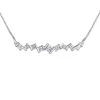 COLLIER EN OR 10K BLANC SERTI DE DIAMANTS CANADIENS