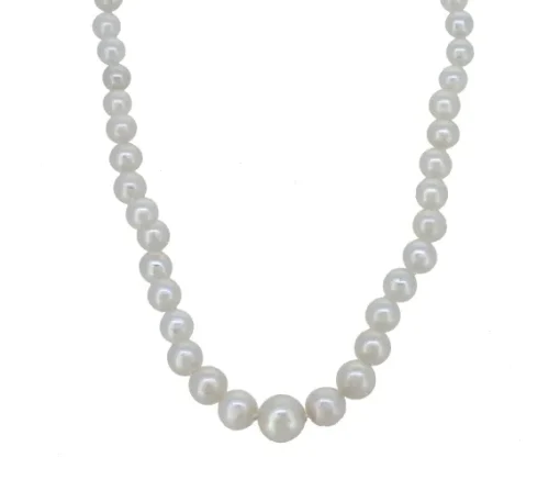 COLLIER 14K P.EAU DOUCE 3-7MM CAT AA 18