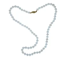 COLLIER 14K PERLE CULTURE 5-5.5MM 26po
