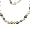 COLLIER 14K P.TAHITI+E.DOUCE 7-10MM 18