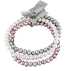 ENSEMBLES DE 3 BRACELETS EXTENSIBLES EN PERLES DpiEAU DOUCE