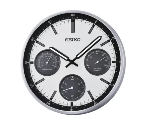 HORLOGE MURALE SEIKO EN ALUMINIUM