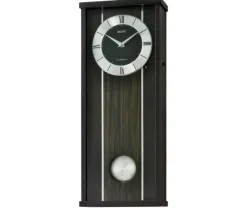 HORLOGE MURALE SEIKO EN BOIS AVEC PENDULE