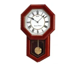 HORLOGE SEIKO PENDULE BOIS CHENE