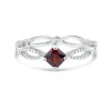 JOLIE BAGUE EN ARGENT RHODIÉ SERTIE DE CUBIQUES ZIRCONIAS BLANC ET DE COULEURS VARIÉES