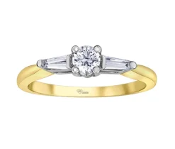 JOLIE BAGUE EN OR JAUNE OU BLANC SERTIE DE DIAMANTS