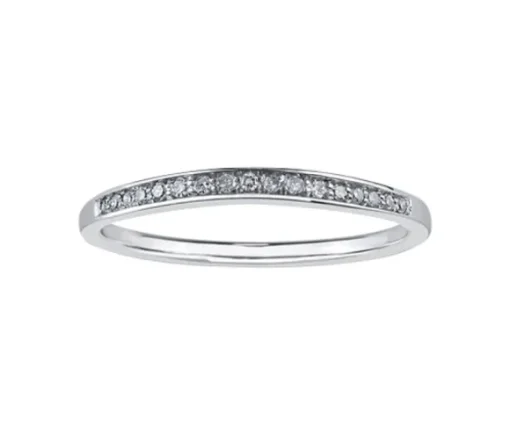 JONC CONTOUR EN OR SERTI DE DIAMANTS