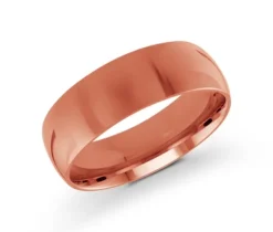 JONC DÔME UNI EN OR CONFORT FIT 7MM DE LARGEUR 2MM DpiÉPAISSEUR