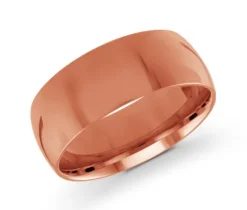 JONC DÔME UNI EN OR CONFORT FIT 7MM DE LARGEUR 2MM DpiÉPAISSEUR