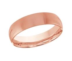 JONC DÔME UNI EN OR CONFORT FIT 6MM DE LARGEUR