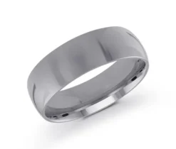JONC DÔME UNI EN OR CONFORT FIT 7MM DE LARGEUR 1.2MM DpiÉPAISSEUR