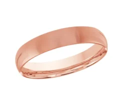 JONC DÔME UNI EN OR CONFORT FIT 4MM DE LARGEUR ET 1.8MM DpiÉPAISSEUR