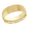 JONC DÔME UNI EN OR CONFORT FIT 8MM DE LARGEUR ET 1.8MM DpiÉPAISSEUR