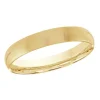 JONC DÔME UNI EN OR CONFORT FIT 3MM DE LARGEUR 1.8MM DpiÉPAISSEUR