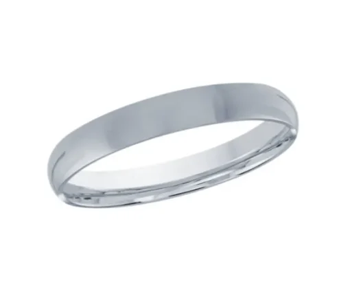 JONC DÔME UNI EN OR CONFORT FIT 2MM DE LARGEUR ET 1.8MM DpiÉPAISSEUR