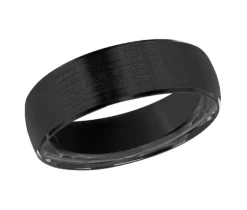 JONC EN COBALT/PVD NOIR CONFORT FIT