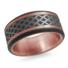 JONC EN OR 14K ET TANTALE