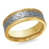 JONC EN OR 14K ET TANTALE