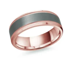 JONC EN OR 14K ET TANTALE