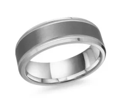 JONC EN OR 14K ET TANTALE