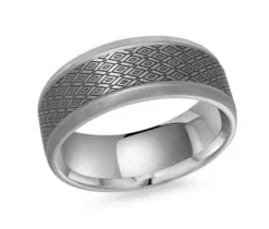JONC EN OR 14K ET TANTALE