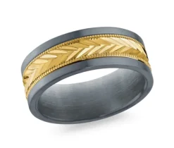 JONC EN TANTALE ET OR 14K