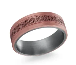 JONC EN TANTALE ET OR 14K