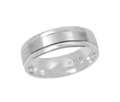 JONC POUR HOMME EN OR 10K CONFORT