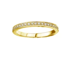 JONC SEMI-ÉTERNITÉ EN OR SERTI DE DIAMANTS