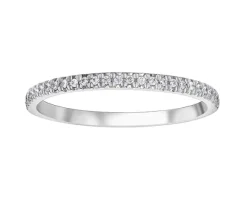JONC SEMI-ÉTERNITÉ EN OR SERTI DE DIAMANTS