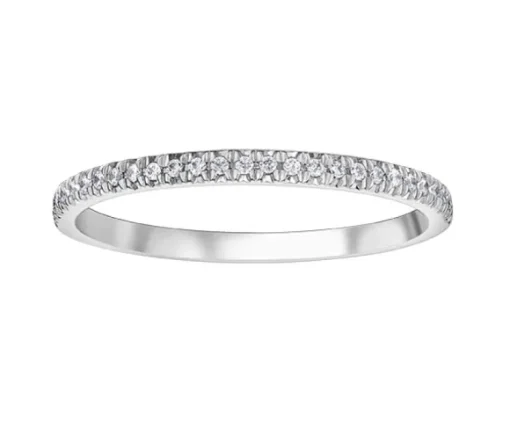 JONC SEMI-ÉTERNITÉ EN OR SERTI DE DIAMANTS
