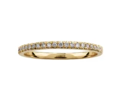 JONC SEMI-ÉTERNITÉ EN OR SERTI DE DIAMANTS