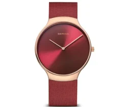 MONTRE BERING COLLECTION CHARITY EN ACIER/PVD ROSE ET ROUGE