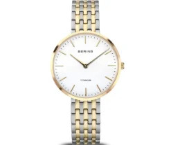 MONTRE BERING POUR DAME EN TITANE/PVD OR