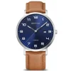 MONTRE BERING POUR HOMME EN TITANE AVEC BRACELET CUIR