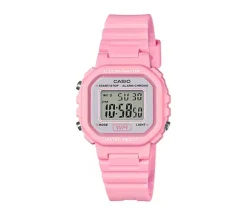 MONTRE CASIO NUMÉRIQUE EN RÉSINE ROSE