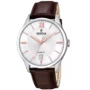 MONTRE FESTINA EN ACIER AVEC BRACELET DE CUIR
