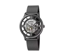 MONTRE FESTINA EN ACIER/PVD NOIR SQUELETTE AUTOMATIQUE
