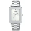 MONTRE LORUS EN ACIER RECTANGULAIRE AU QUARTZ