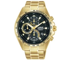 MONTRE LORUS EN ACIER/PVD OR CHRONOGRAPHE