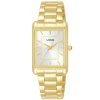 MONTRE LORUS POUR DAME EN ACIER/PVD OR RECTANGULAIRE