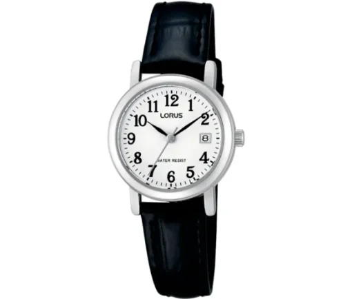MONTRE LORUS POUR DAME EN ACIER AVEC BRACELET DE CUIR