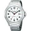 MONTRE LORUS POUR HOMME 12/24 HEURE EN ACIER